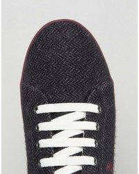 dunkelgraue Turnschuhe von Fred Perry