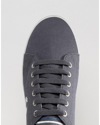 dunkelgraue Turnschuhe von Fred Perry