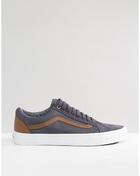 dunkelgraue Turnschuhe von Vans