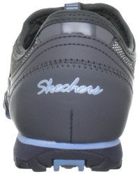 dunkelgraue Turnschuhe von Skechers