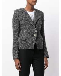 dunkelgraue Tweed-Jacke von Isabel Marant Etoile