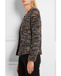 dunkelgraue Tweed-Jacke von IRO