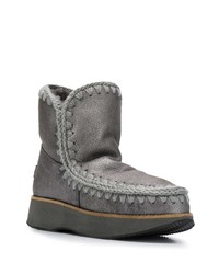 dunkelgraue Ugg Stiefel von Mou