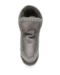 dunkelgraue Ugg Stiefel von Mou