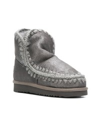 dunkelgraue Ugg Stiefel von Mou