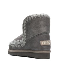 dunkelgraue Ugg Stiefel von Mou