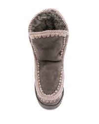 dunkelgraue Ugg Stiefel von Mou