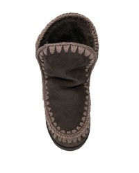 dunkelgraue Ugg Stiefel von Mou