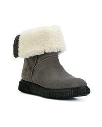 dunkelgraue Ugg Stiefel von Moncler