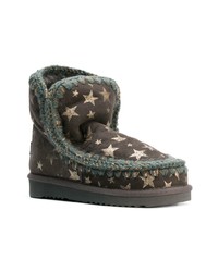 dunkelgraue Ugg Stiefel von Mou