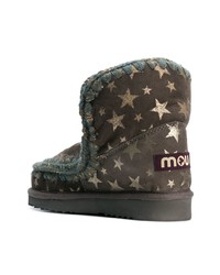 dunkelgraue Ugg Stiefel von Mou