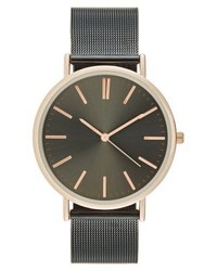 dunkelgraue Uhr von KIOMI