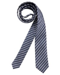 dunkelgraue vertikal gestreifte Krawatte von CLASS INTERNATIONAL