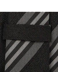 dunkelgraue vertikal gestreifte Krawatte von Givenchy