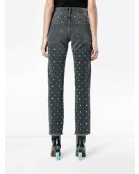 dunkelgraue verzierte Jeans von Isabel Marant