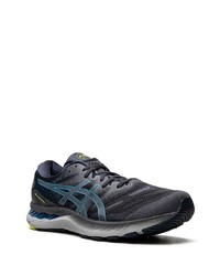 dunkelgraue verzierte niedrige Sneakers von Asics