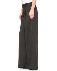 dunkelgraue weite Hose von Alice + Olivia