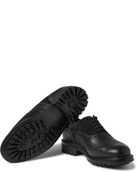 dunkelgraue Wildleder Brogues von Grenson