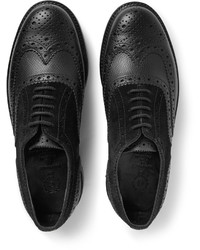 dunkelgraue Wildleder Brogues von Grenson