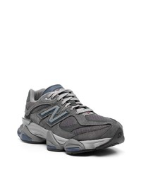 dunkelgraue Wildleder niedrige Sneakers von New Balance