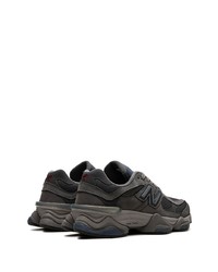 dunkelgraue Wildleder niedrige Sneakers von New Balance