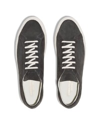 dunkelgraue Wildleder niedrige Sneakers von Common Projects