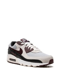 dunkelgraue Wildleder niedrige Sneakers von Nike