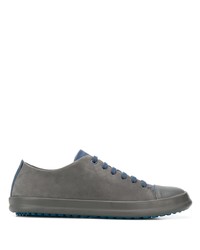 dunkelgraue Wildleder niedrige Sneakers von Camper