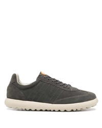 dunkelgraue Wildleder niedrige Sneakers von Camper