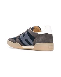 dunkelgraue Wildleder niedrige Sneakers von Hogan