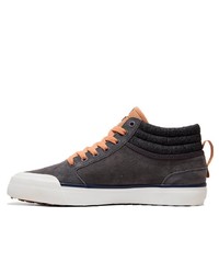 dunkelgraue Wildleder niedrige Sneakers von DC Shoes