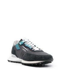 dunkelgraue Wildleder niedrige Sneakers von Ghoud