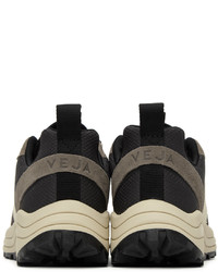 dunkelgraue Wildleder niedrige Sneakers von Veja