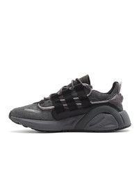 dunkelgraue Wildleder niedrige Sneakers von adidas Originals