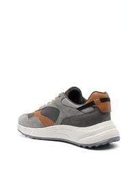 dunkelgraue Wildleder niedrige Sneakers von Hogan