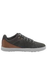 dunkelgraue Wildleder niedrige Sneakers von Jack Wolfskin