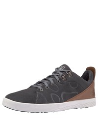 dunkelgraue Wildleder niedrige Sneakers von Jack Wolfskin