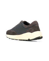 dunkelgraue Wildleder niedrige Sneakers von Our Legacy