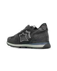 dunkelgraue Wildleder niedrige Sneakers von atlantic stars