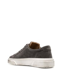 dunkelgraue Wildleder niedrige Sneakers von Manuel Ritz