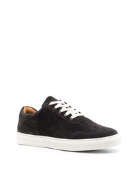 dunkelgraue Wildleder niedrige Sneakers von Harrys Of London