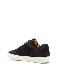 dunkelgraue Wildleder niedrige Sneakers von Harrys Of London