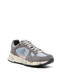 dunkelgraue Wildleder niedrige Sneakers von Premiata