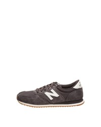 dunkelgraue Wildleder niedrige Sneakers von New Balance