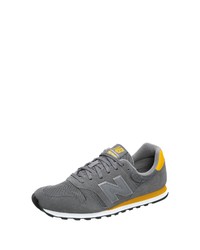 dunkelgraue Wildleder niedrige Sneakers von New Balance