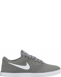 dunkelgraue Wildleder niedrige Sneakers von Nike SB