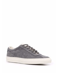 dunkelgraue Wildleder niedrige Sneakers von Common Projects