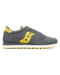 dunkelgraue Wildleder niedrige Sneakers von Saucony