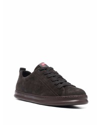 dunkelgraue Wildleder niedrige Sneakers von Camper