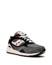 dunkelgraue Wildleder niedrige Sneakers von Saucony